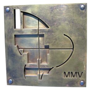 9022 Custom Water Jet Cut Plaque ADG Lighting Copy