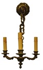 995 Vintage Bronze Small Chandelier