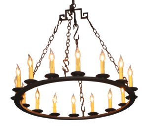 7024 Mb12 Ir H Fr Iron Ring Chandelier 1