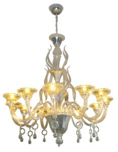 Adg Lighting Floral Murano Lighting Ceiling Glass1