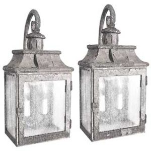 Rustic Iron Lantern Wall Light Old World Style adglighting.com