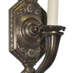 cast brass wall sconce