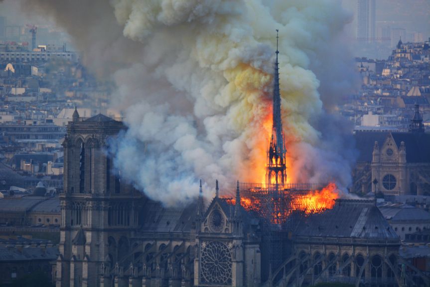 FRANCE FIRE NOTRE DAME