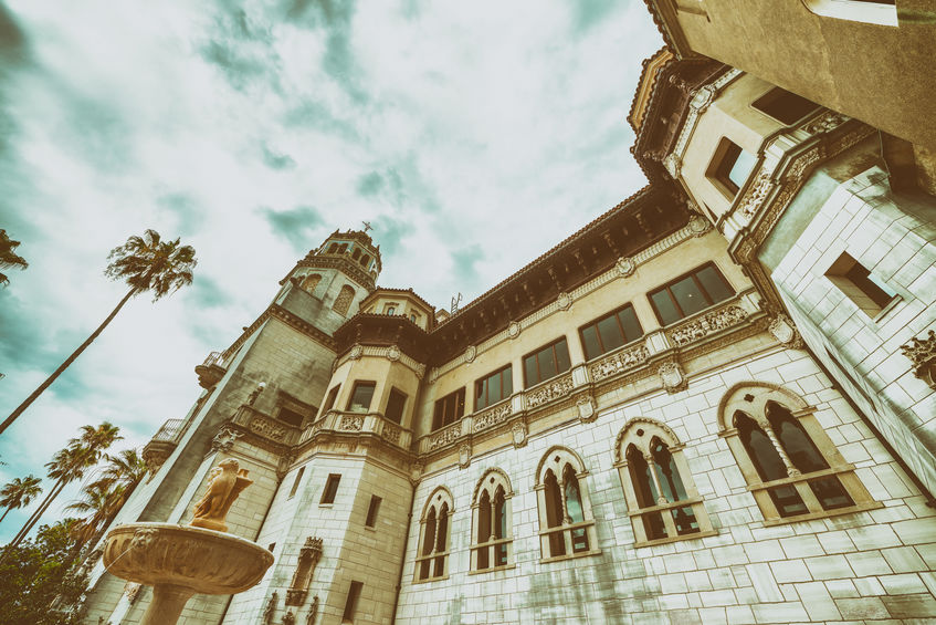 Hearst Castle Exterior, San Simeon California