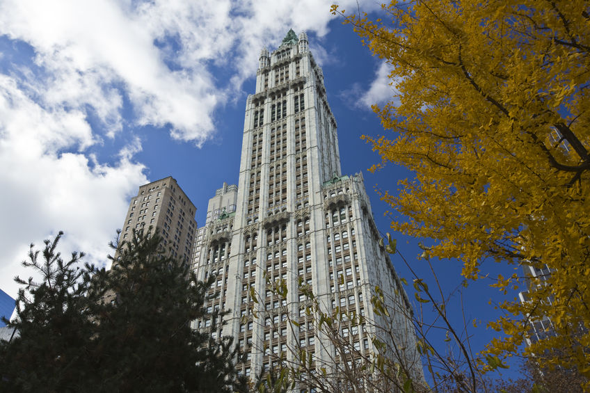 NEW YORK CITY, November 19, 2013: Woolworth Building, New York C